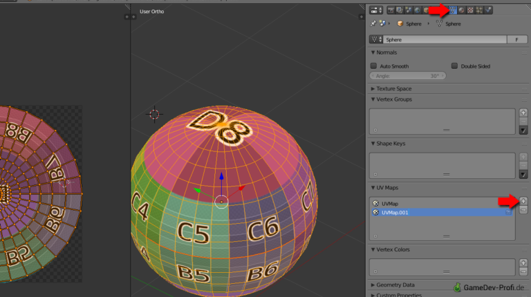 UV-Map inklusive Textur neu abbilden (Blender) – GameDev-Profi