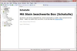 Wikidpad HTML-Ansicht